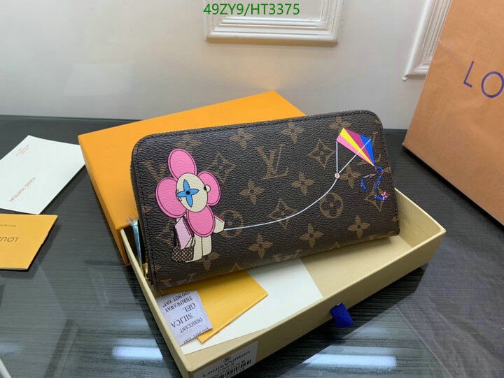 LV Bags-(4A)-Wallet-,Code: HT3375,$ 64USD