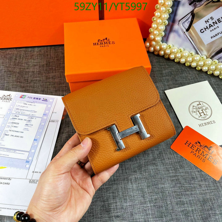 Hermes Bag-(4A)-Wallet-,Code: YT5997,$ 77USD