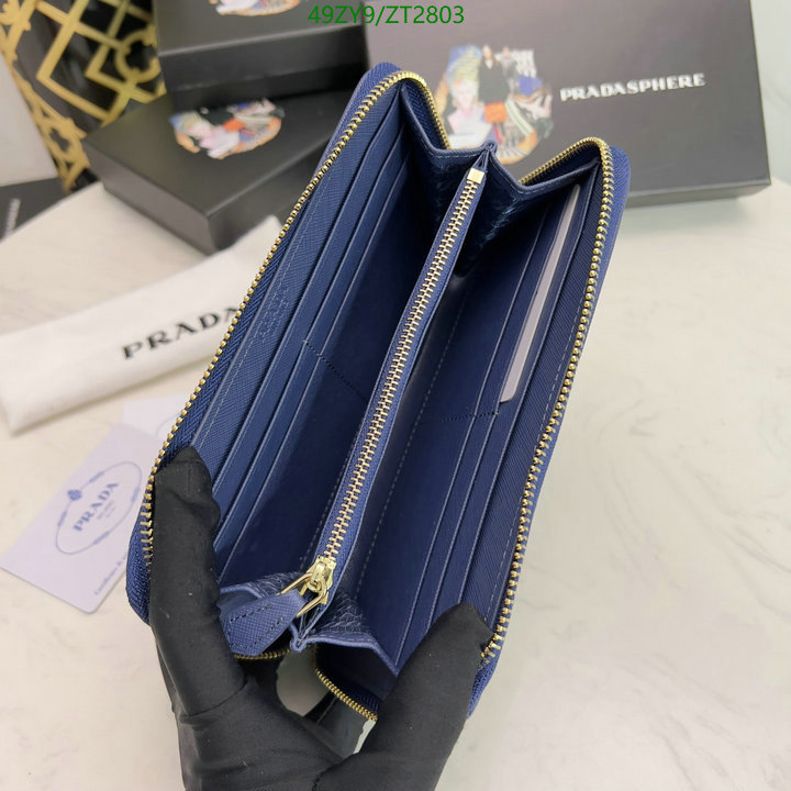 Prada Bag-(4A)-Wallet-,Code: ZT2803,$ 64USD