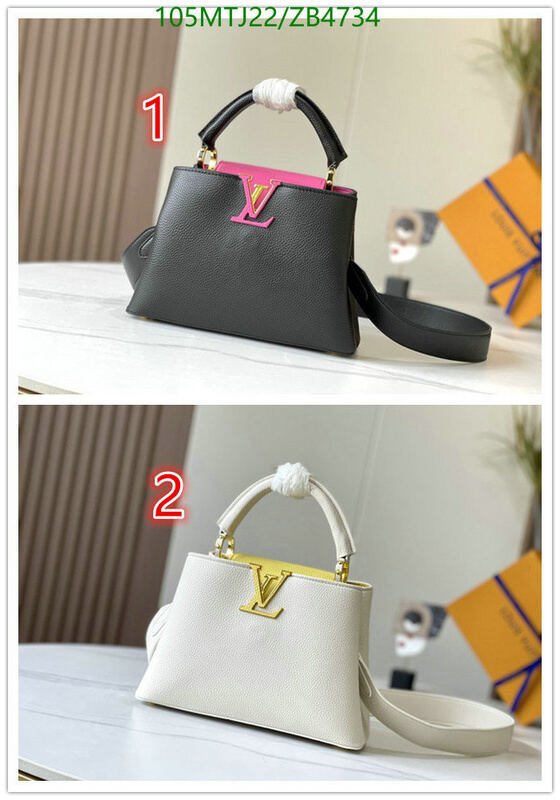 LV Bags-(4A)-Handbag Collection-,Code: ZB4734,$ 137USD