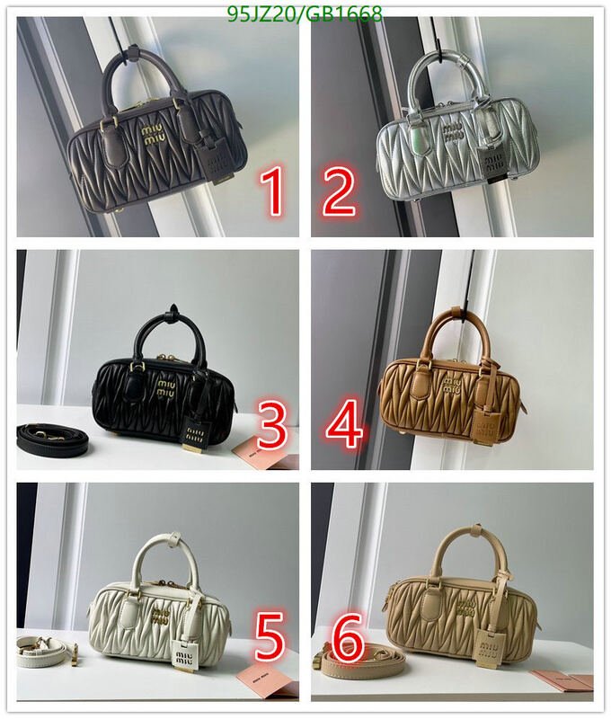 Miu Miu Bag-(4A)-Handbag- Code: GB1668 $ 124USD
