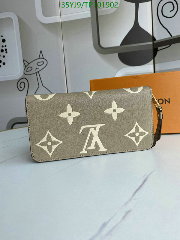LV Bags-(4A)-Wallet-,Code: TP101902,$ 51USD