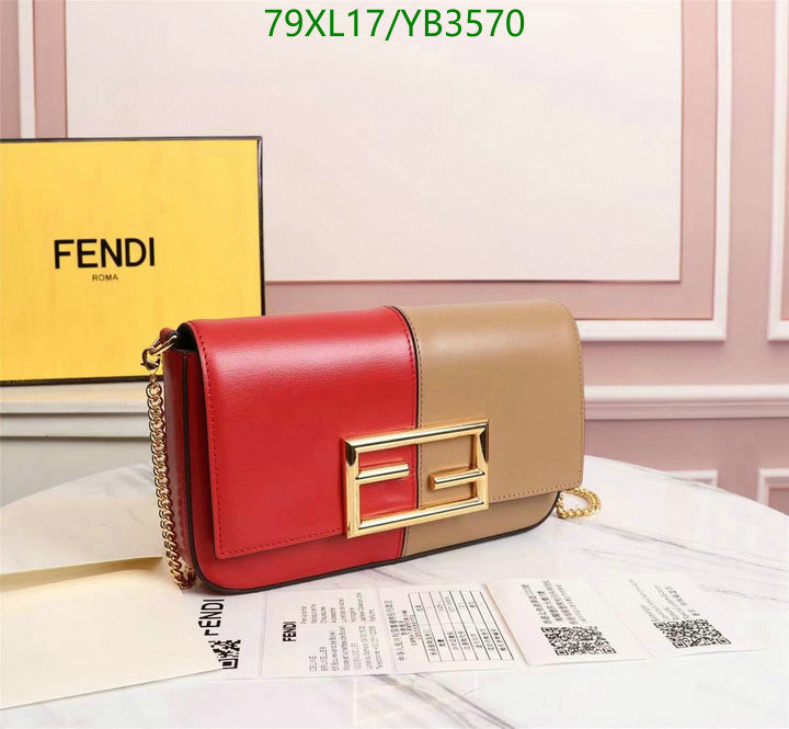 Fendi Bag-(4A)-Baguette- Code: YB3570 $ 103USD