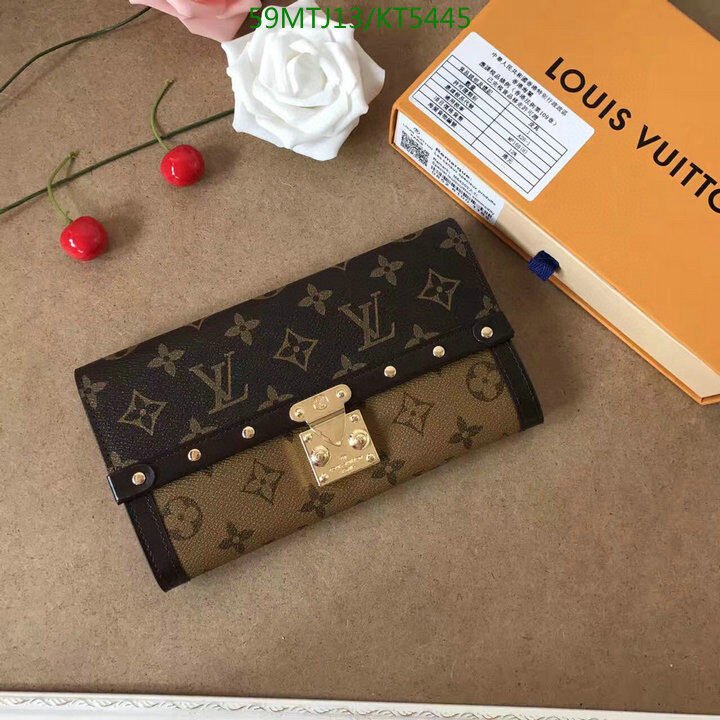 LV Bags-(4A)-Wallet-,Code: KT5445,$ 77USD