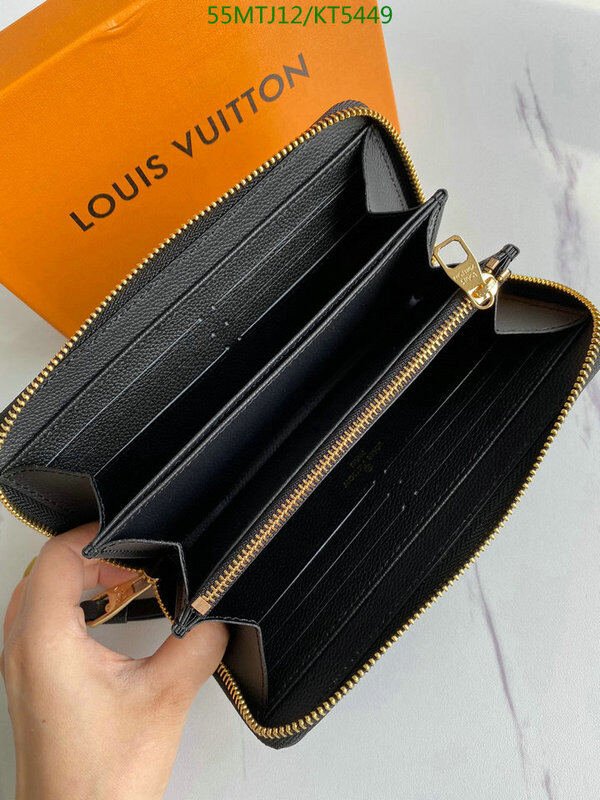 LV Bags-(4A)-Wallet-,Code: KT5449,$ 72USD