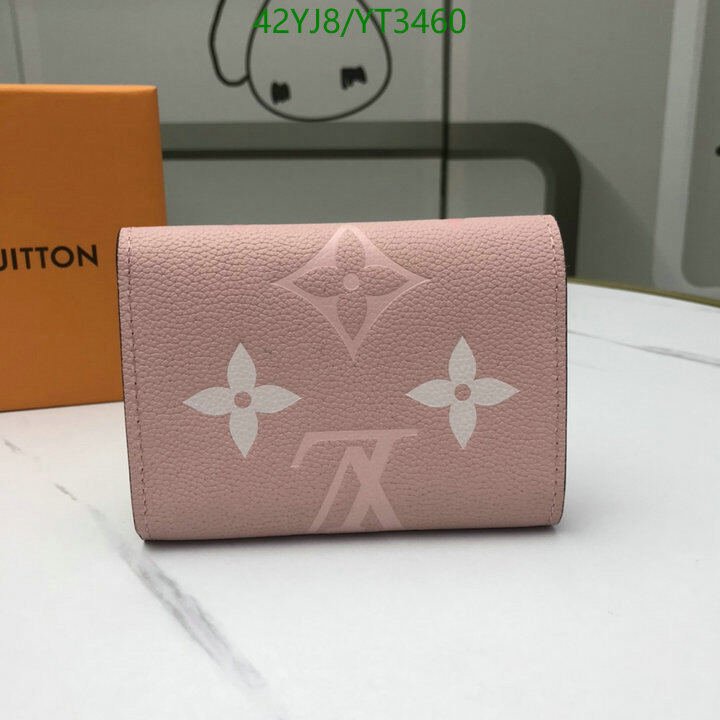 LV Bags-(4A)-Wallet-,Code: YT3460,$ 55USD