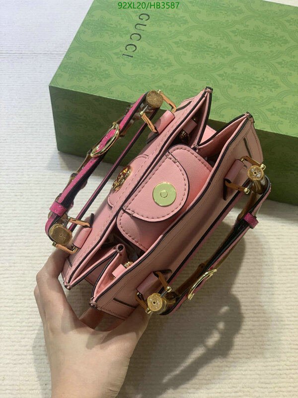 Gucci Bag-(4A)-Diana-Bamboo-,Code: HB3587,$ 120USD