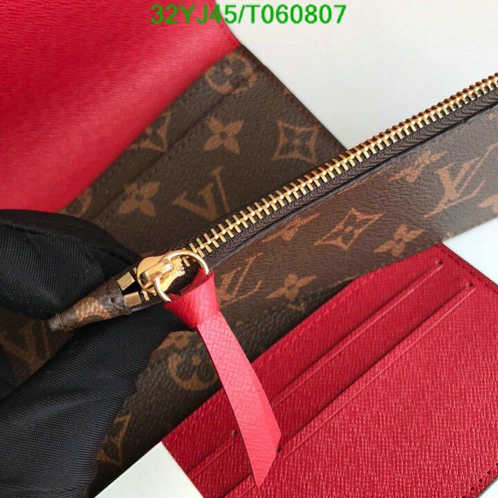 LV Bags-(4A)-Wallet-,Code: T060807,$ 42USD