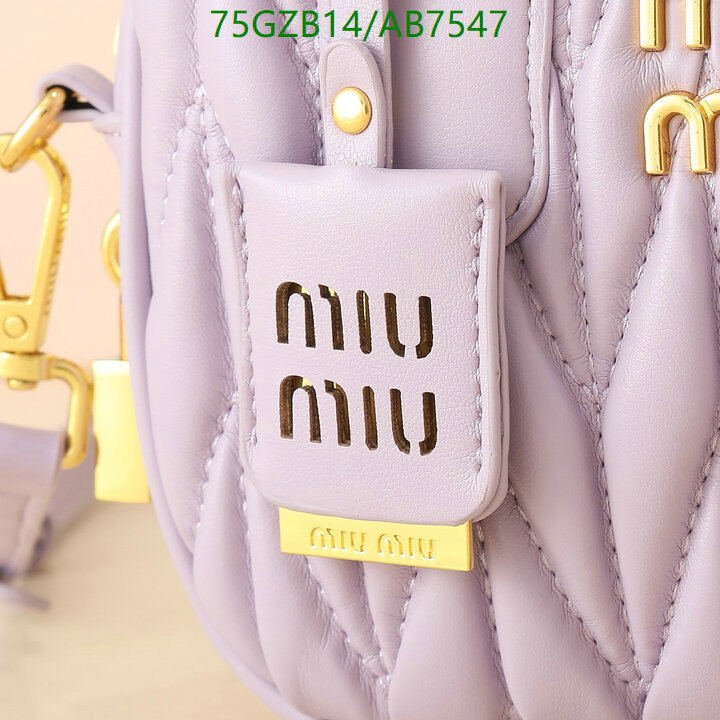 Miu Miu Bag-(4A)-Crossbody- Code: AB7547 $ 98USD