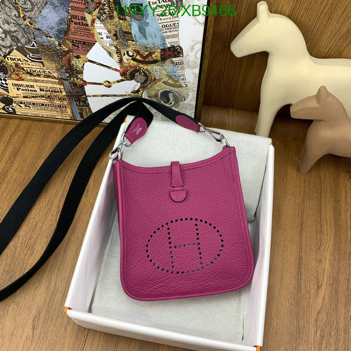 Hermes Bag-(4A)-Evelyne- Code: XB9466 $ 155USD