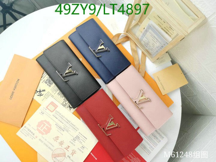 LV Bags-(4A)-Wallet-,Code: LT4897,$ 64USD