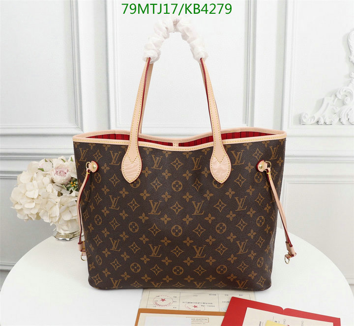 LV Bags-(4A)-Neverfull-,Code: KB4279,$ 103USD