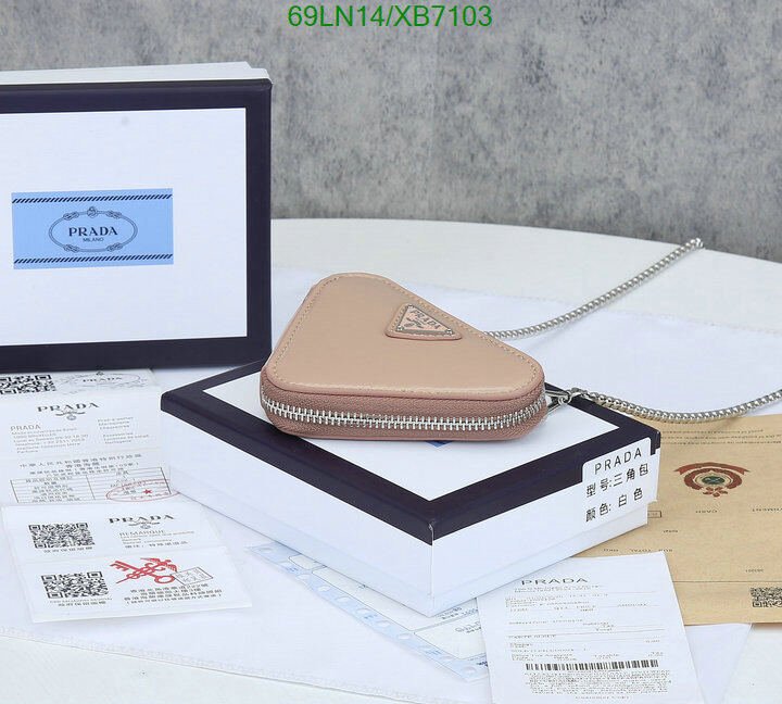 Prada Bag-(4A)-Triangle-,Code: XB7103,$ 90USD