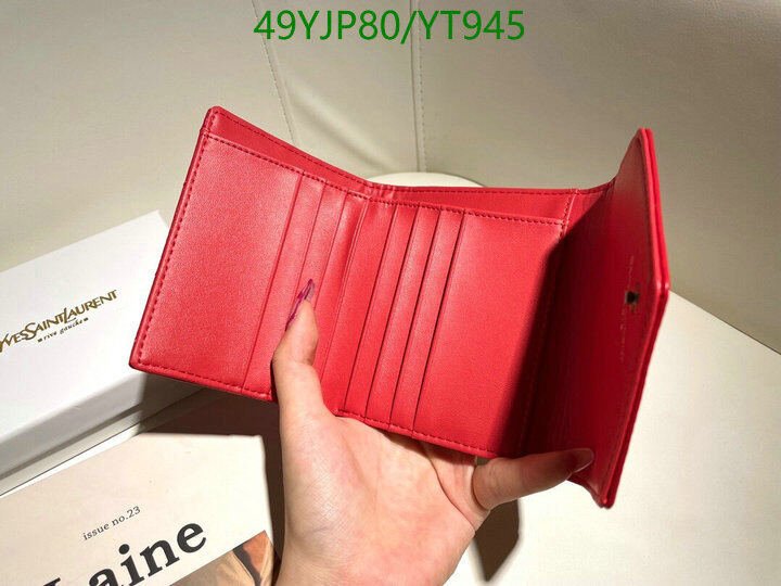 YSL Bag-(4A)-Wallet-,Code: YT945,$ 64USD