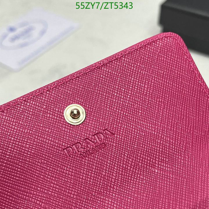 Prada Bag-(4A)-Wallet-,Code: ZT5343,$ 72USD