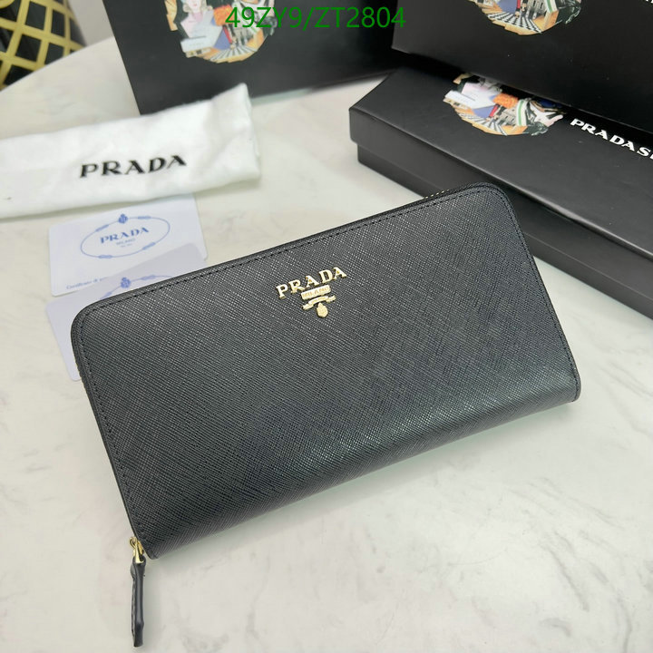 Prada Bag-(4A)-Wallet- Code: ZT2804 $ 64USD