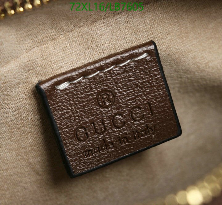 Gucci Bag-(4A)-Diagonal-,Code: LB7605,$ 94USD