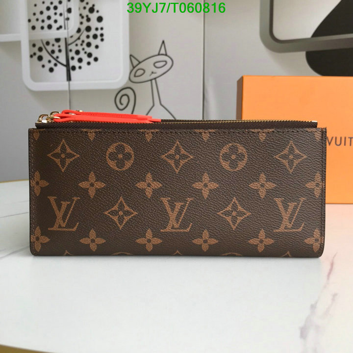 LV Bags-(4A)-Wallet-,Code: T060816,$ 51USD