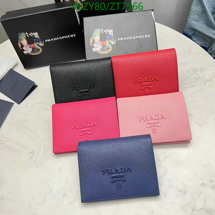 Prada Bag-(4A)-Wallet- Code: ZT7566 $ 64USD