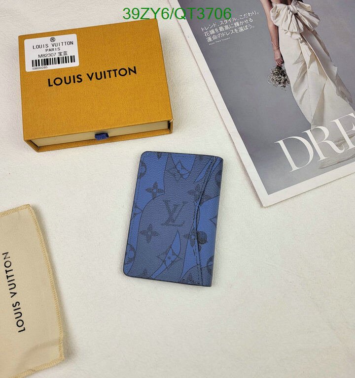 LV Bag-(4A)-Wallet- Code: QT3706 $ 51USD