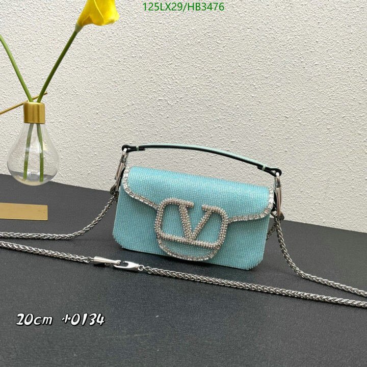 Valentino Bag-(4A)-LOC-V Logo ,Code: HB3476,$ 163USD