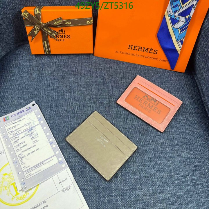Hermes Bag-(4A)-Wallet-,Code: ZT5316,$ 64USD