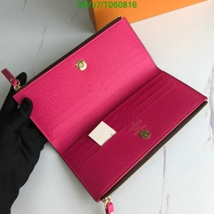 LV Bags-(4A)-Wallet-,Code: T060816,$ 51USD