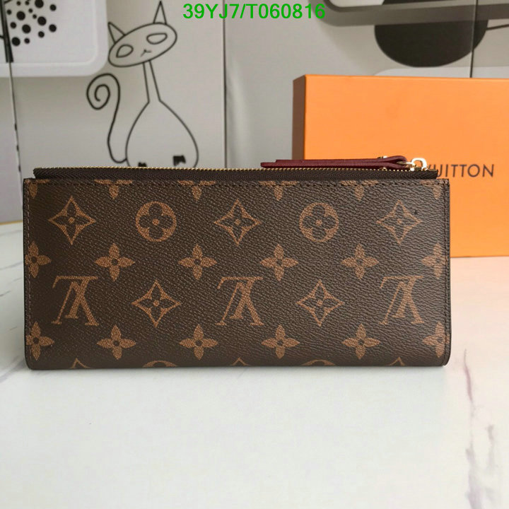 LV Bags-(4A)-Wallet-,Code: T060816,$ 51USD