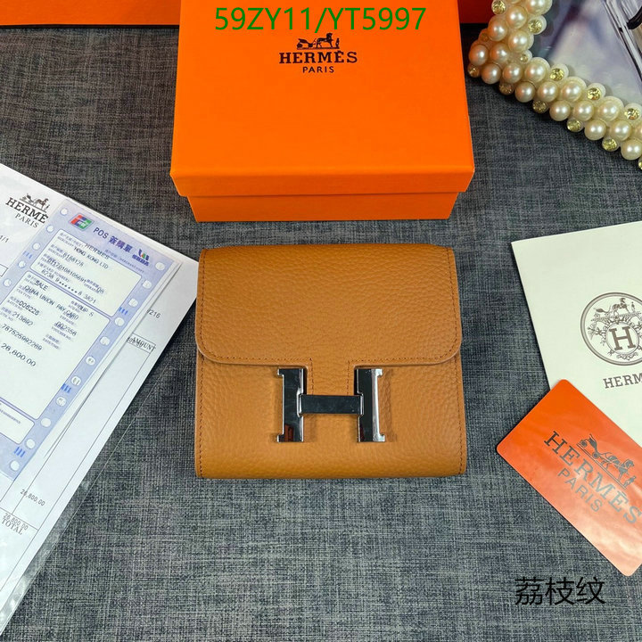 Hermes Bag-(4A)-Wallet-,Code: YT5997,$ 77USD
