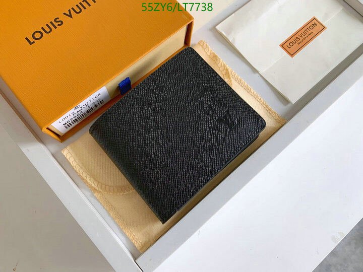 LV Bags-(4A)-Wallet-,Code: LT7738,$ 72USD