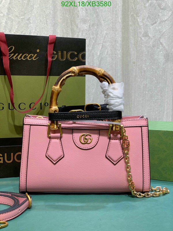 Gucci Bag-(4A)-Diana-Bamboo-,Code: XB3580,$ 120USD