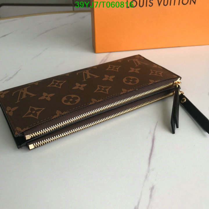 LV Bags-(4A)-Wallet-,Code: T060816,$ 51USD