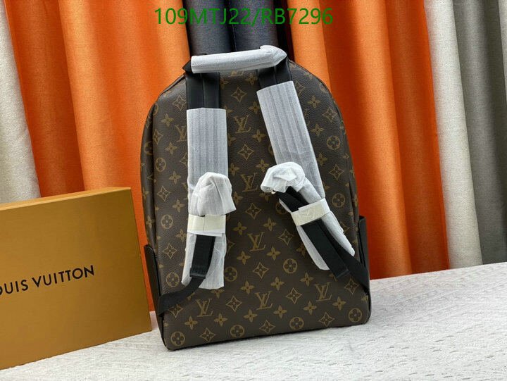 LV Bag-(4A)-Backpack- Code: RB7296 $ 142USD