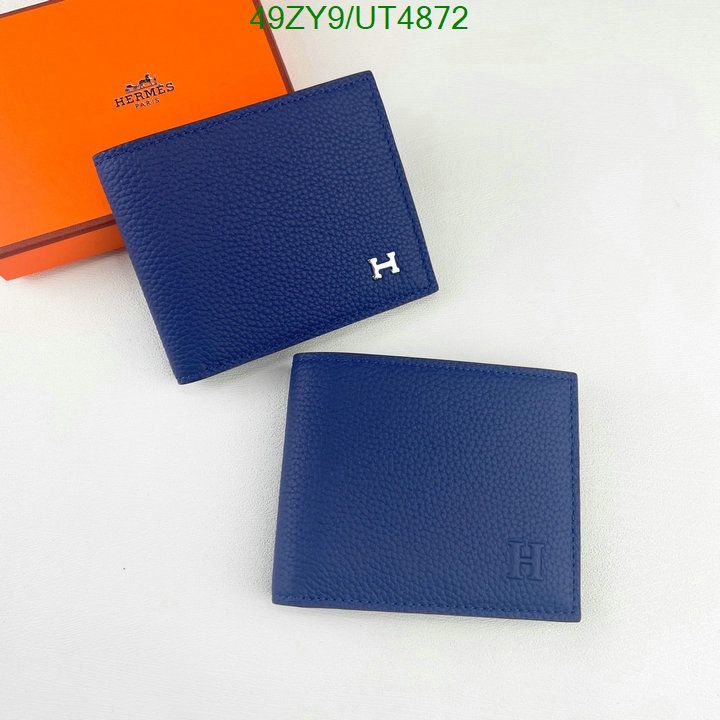 Hermes Bag-(4A)-Wallet- Code: UT4872 $ 64USD