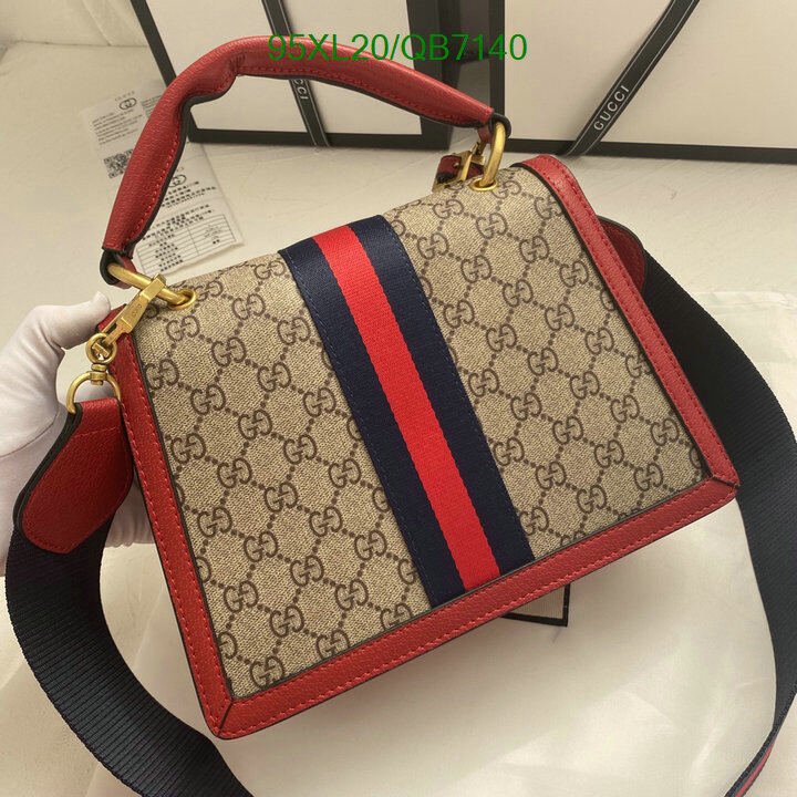 Gucci Bag-(4A)-Diagonal- Code: QB7140 $ 124USD