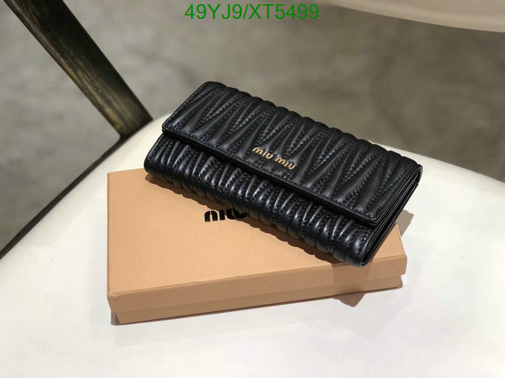 Miu Miu Bag-(4A)-Wallet-,Code: XT5499,$ 64USD