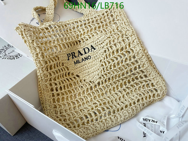 Prada Bag-(4A)-Handbag- Code: LB716 $ 90USD