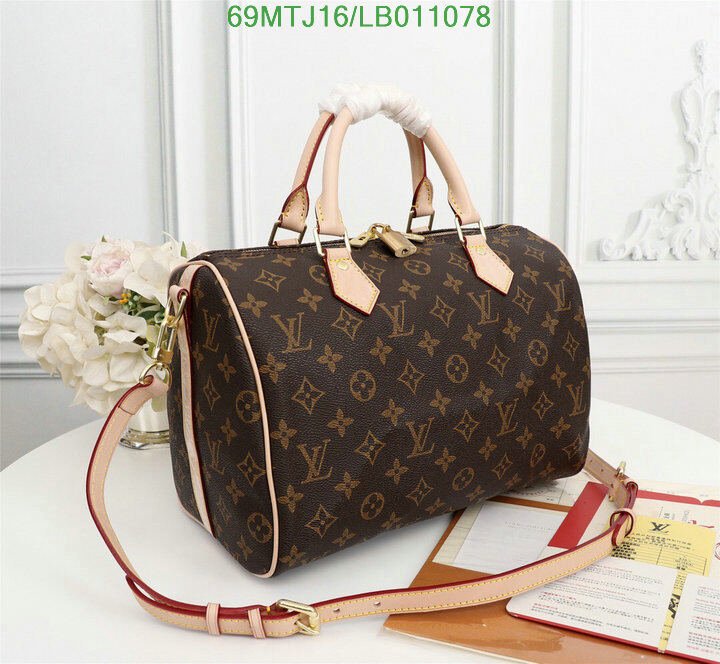 LV Bags-(4A)-Speedy-,Code: LB011078,$ 90USD