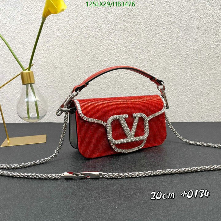 Valentino Bag-(4A)-LOC-V Logo ,Code: HB3476,$ 163USD