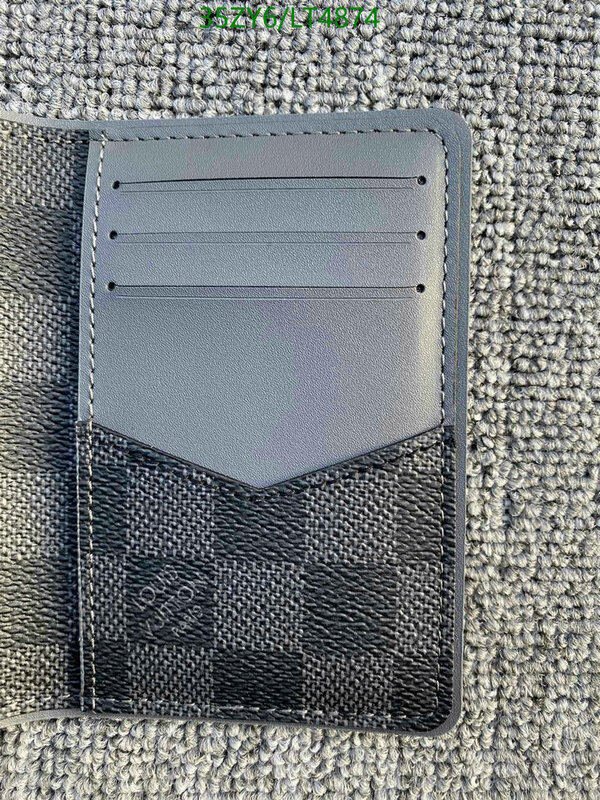 LV Bags-(4A)-Wallet-,Code: LT4874,$ 46USD