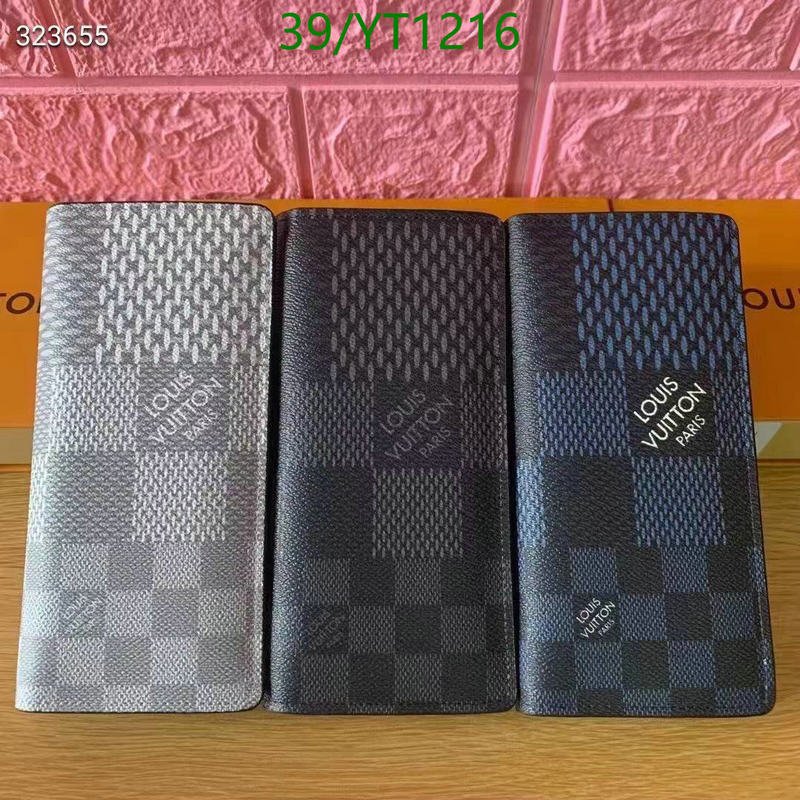 LV Bags-(4A)-Wallet-,Code: YT1216,$ 51USD