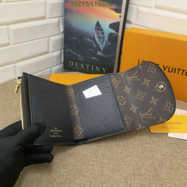 LV Bags-(4A)-Wallet-,Code: LT8026,$ 77USD