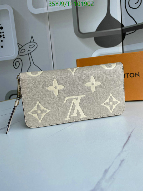 LV Bags-(4A)-Wallet-,Code: TP101902,$ 51USD