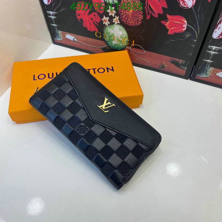 LV Bags-(4A)-Wallet-,Code: LT4888,$ 64USD