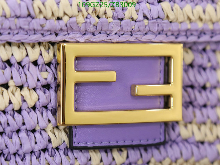 Fendi Bag-(4A)-Baguette-,Code: ZB3009,$ 142USD