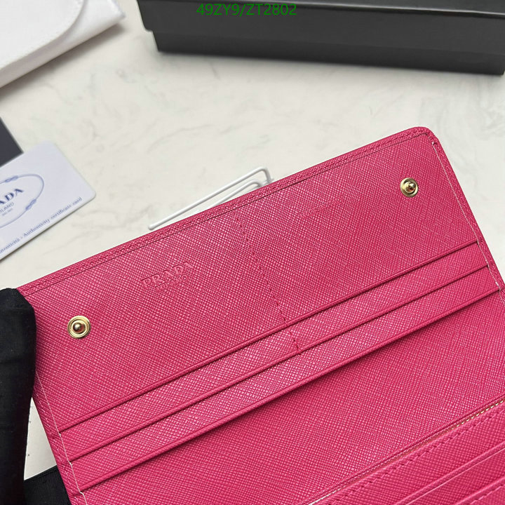 Prada Bag-(4A)-Wallet-,Code: ZT2802,$ 64USD