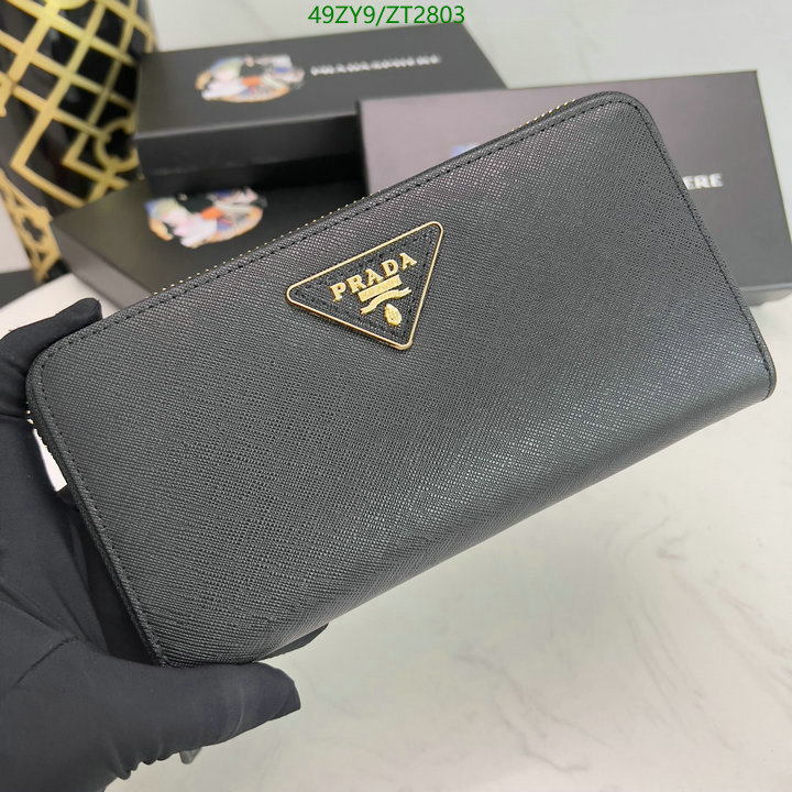 Prada Bag-(4A)-Wallet-,Code: ZT2803,$ 64USD