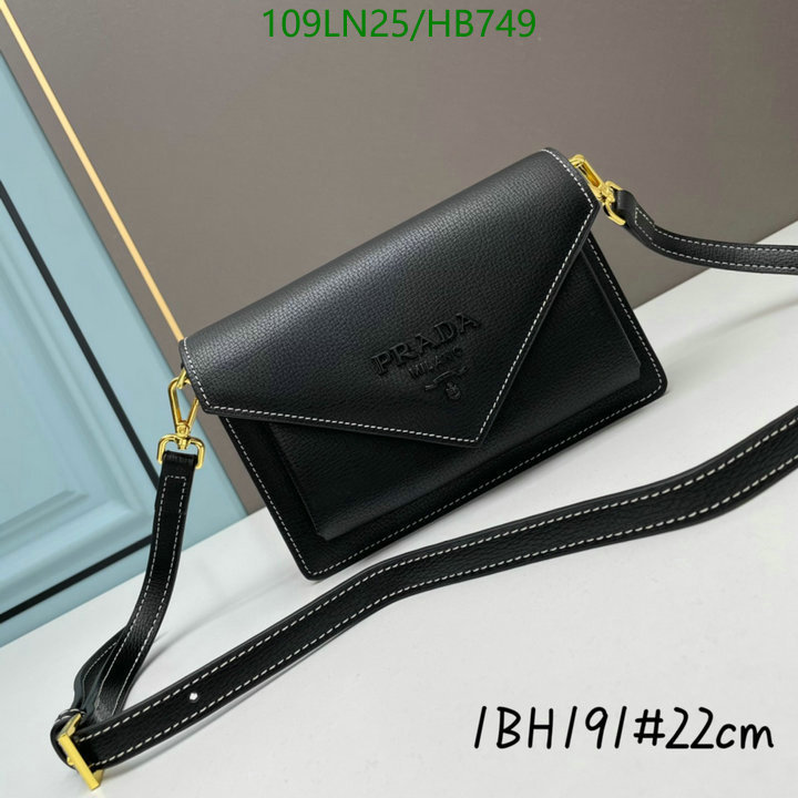 Prada Bag-(4A)-Diagonal-,Code: HB749,$ 142USD