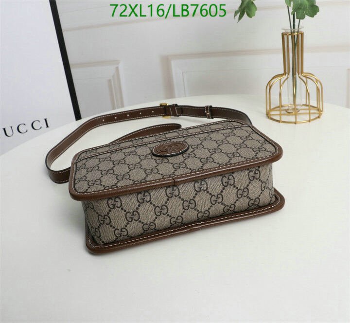 Gucci Bag-(4A)-Diagonal-,Code: LB7605,$ 94USD