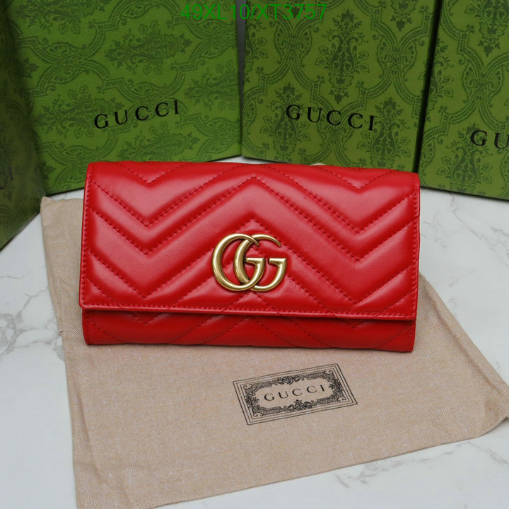 Gucci Bag-(4A)-Wallet-,Code: XT3757,$ 64USD